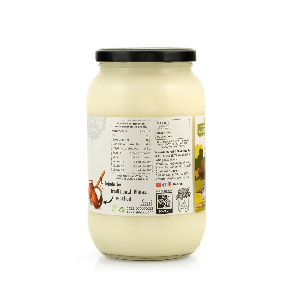Buffalo Bilona Ghee 2L