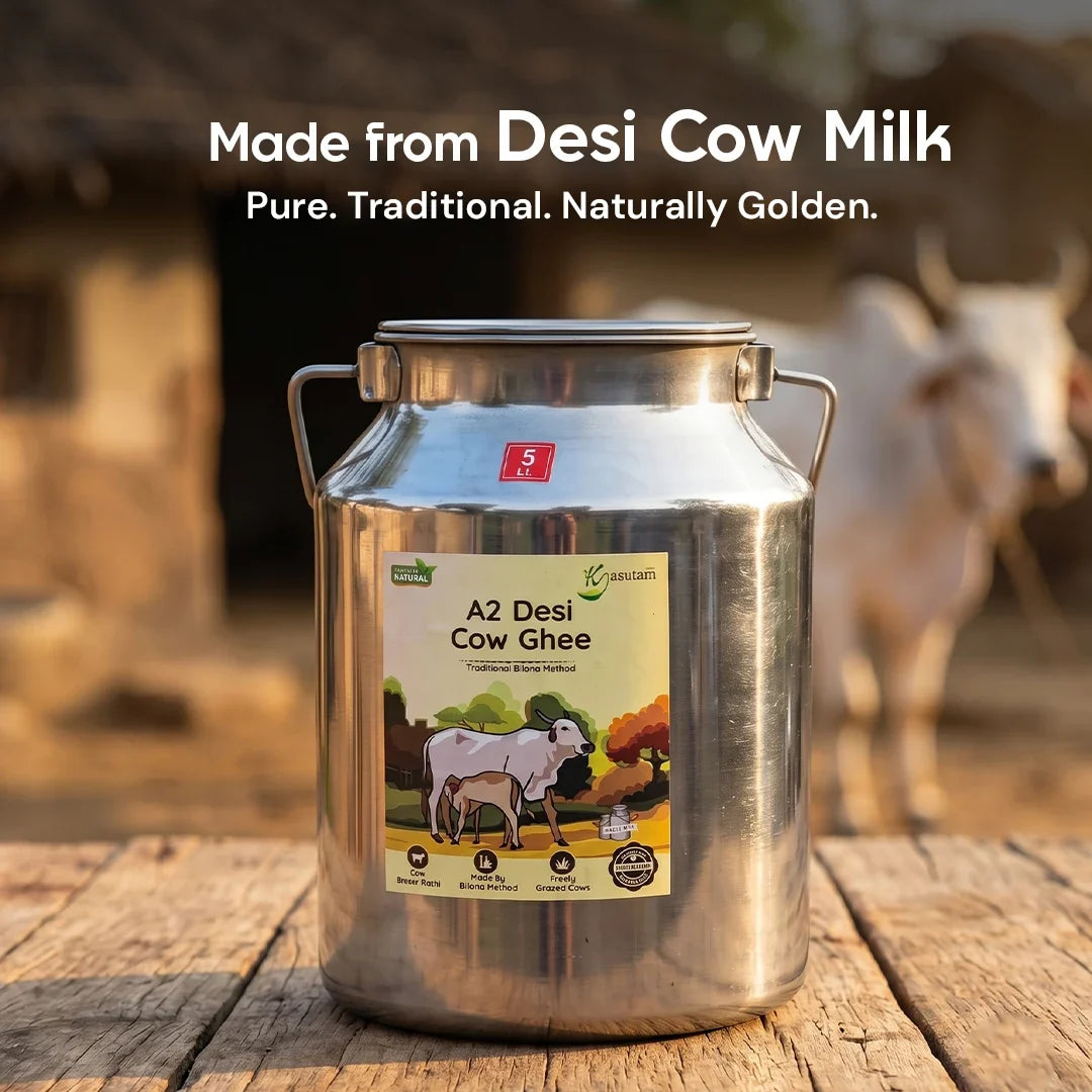 A2 Desi Cow Ghee 5 Litre can