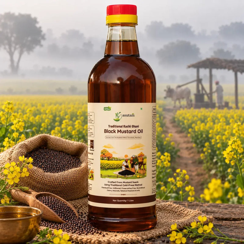 Cold Pressed Black Mustard Oil 1 Liter