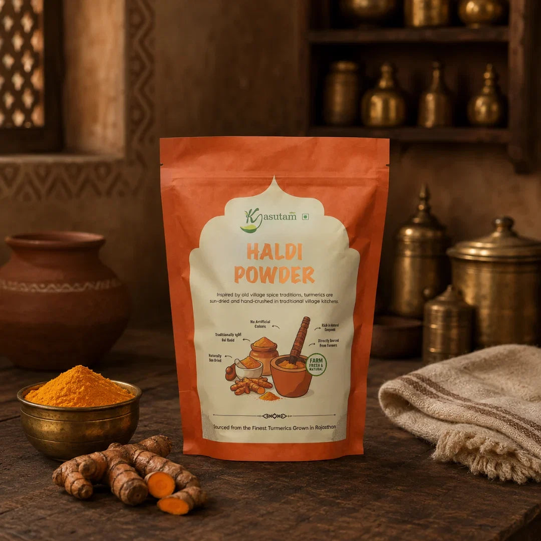1 Liter A2 Cow Ghee with Haldi Powder Combo