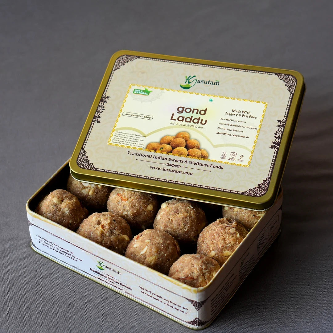 Gond Laddu 800 Gram- 12 Pcs