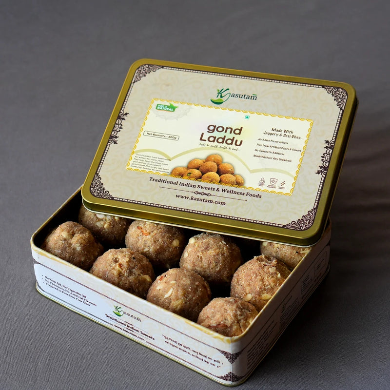 Gond Laddu 800 Gram- 12 Pcs