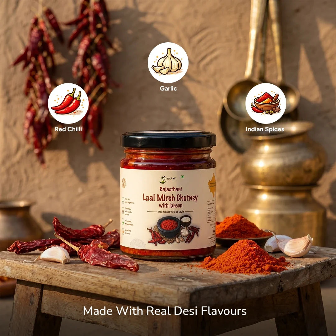 Rajasthani Laal Mirch Chutney
