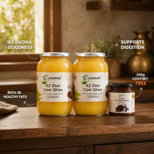 2 Liter A2 Cow Ghee with Free Rajasthani Laal Mirch Chutney 200 gm