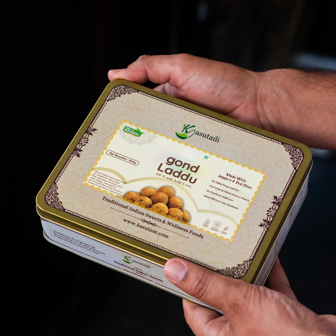 Gond Laddu 800 Gram- 12 Pcs